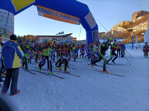 Partenza Mondole Skimarathon (foto organizzazione)