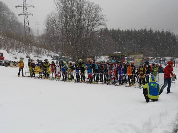 Partenza Sampeyre Ski Alp Race (foto organizzazione)