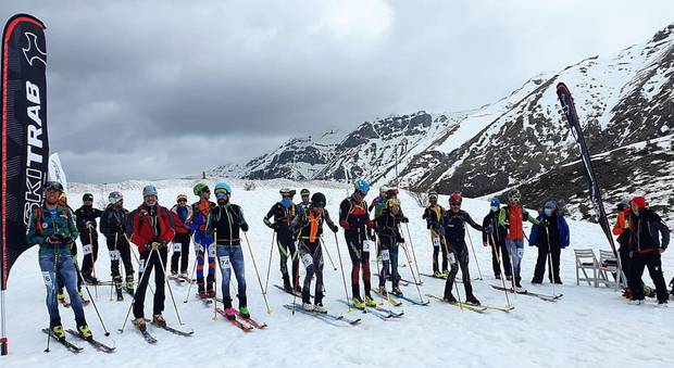 Partenza Vallefredda Ski Raid (foto organizzazione)