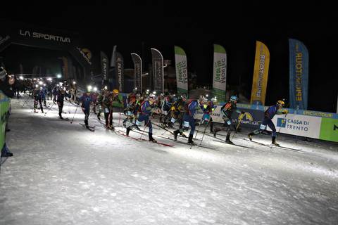 Partenza  Epic Ski Tour Monte Bondone (foto newspower)