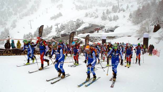 Partenza dei Campionati Europei Andorra 2014
