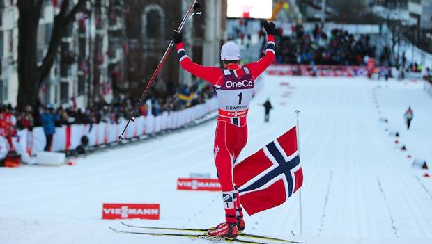 Petter Northug vincitore anche nella Sprint di Drammen (foto fiscrosscountry.com)