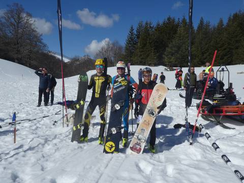 Podio Campionato Italiano Snowboard Alpinismo monte Viglio Filettino (2)