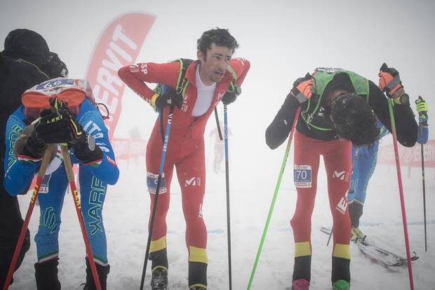 Podio maschile Campionati Europei Scialpinismo (foto ismf)