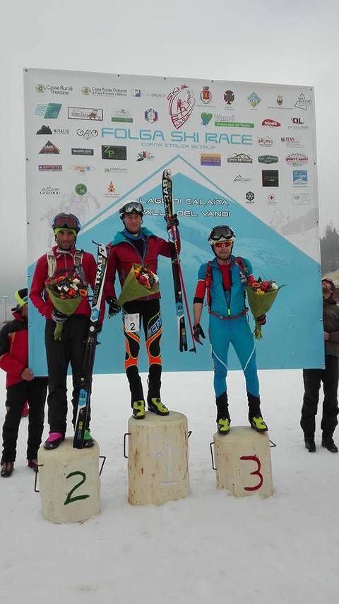 Podio maschile Folga Ski Race (foto pegasomedia)
