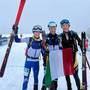 Podio maschile campionato italiano Timogno Ski Raid (foto organizzazione)