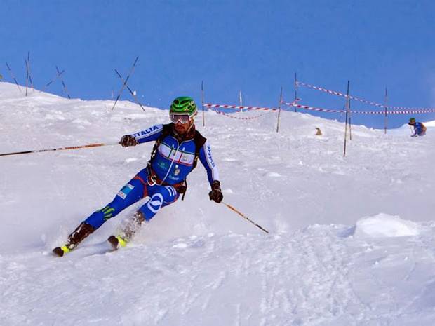 Robert Antonioli vincitore a Courchevel in Coppa del Mondo Scialpinismo (foto Selvatico)