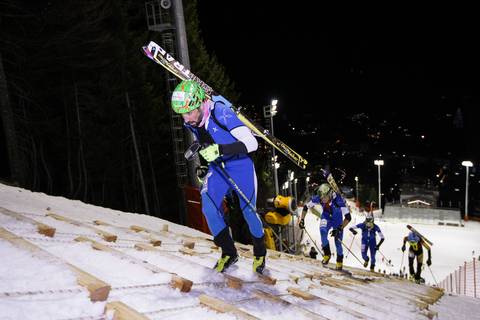 Robert Antonioli Campione Italiano scialpinismo Sprint (foto pegasomedia)