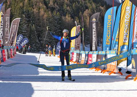 Robert Antonioli vincitore Epic Ski Tour Trofeo Fiou (foto Newspower)