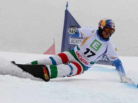 Roland Fischnaller Campione del Mondo Snowboard PSL a Kreischberg (foto Oliver Kraus)