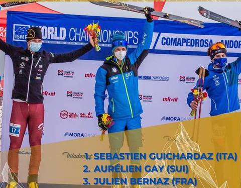 Sebastien Guichardaz campione del mondo Vertical (foto ismf)