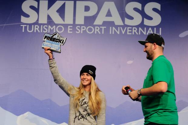 Silvia Bertagna Best Female Freeskier come nel 2014