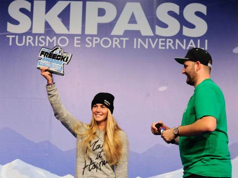 Skipass Awards Freeskier a Silvia Bertagna 8a alle Olimpiadi nello Slope Style (foto Moon)