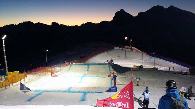 Snowboardcross di Coppa Europa a Cortina (foto FB Raffaella Brutto)
