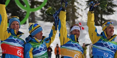 La Svezia campione Olimpica a staffetta (www.fiscrosscountry.com)