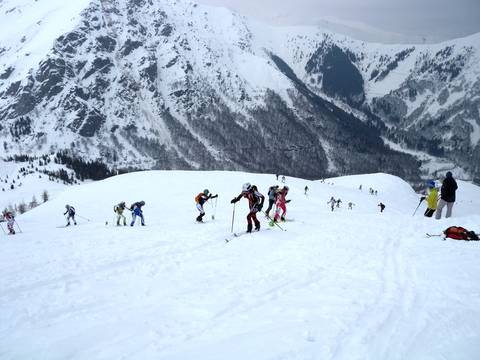 Tanti scialpinisti in gara al Periplo Monte Rosso 2014