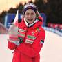 Therese Johaug vincitrice della della Coppa del mondo sci di fondo 2020 (foto Newspower)