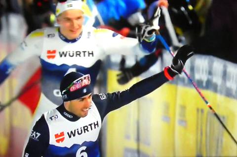 Tour de Ski Federico Pellegrino terzo nella Sprint di Davos