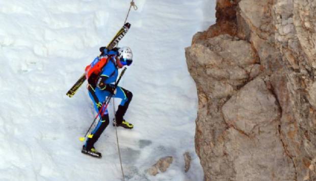 Un passaggio della Skialp Race Dolomiti di Brenta (foto ladige)