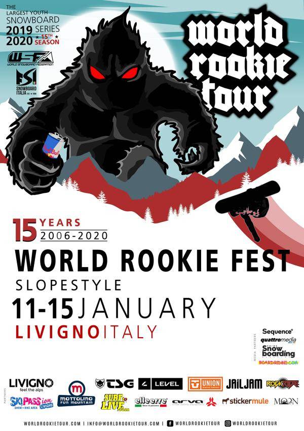 Volantino World Rookie Tour Livigno 2020