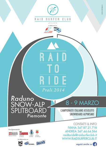 Locandina Raid to Ride Prali