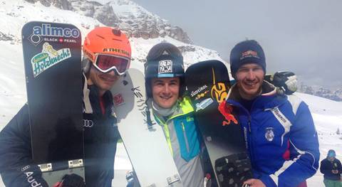 Podio Campionati Italiani Snowboard PGS