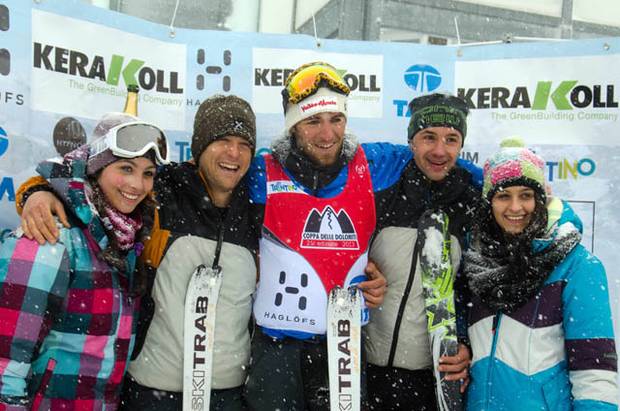 Podio maschile della Ski Alp Val Rendena